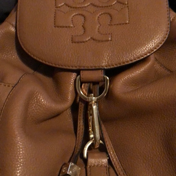 Tory Burch Brown leather backpack - Picture 3 of 4